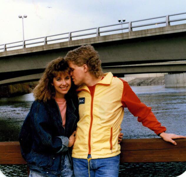 Dan and Crystal — the early days