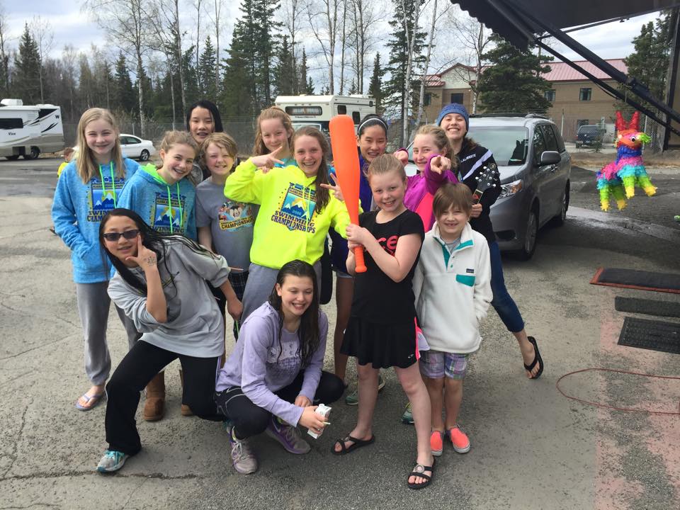 Anna Grace swim trip